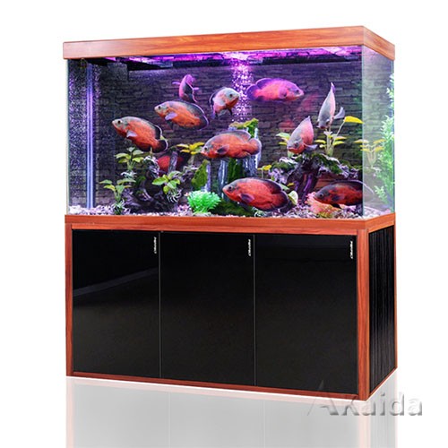 Bottom filter system Glass Fish tank Aquarium Supplies With Stand